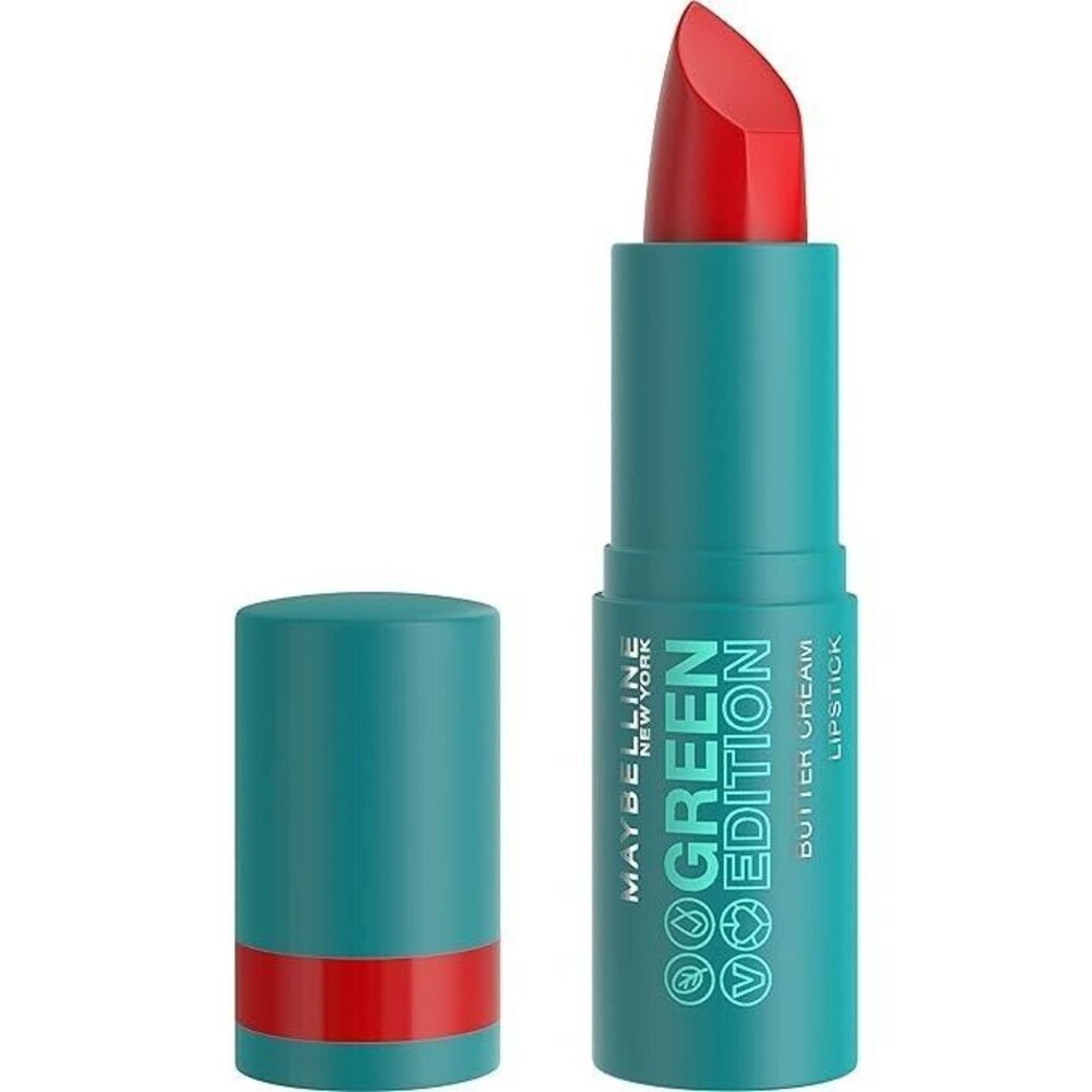 Maybelline Green Edition Butter Cream High-Pigment Lipstick, Rainforest 3/12.00
